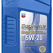 Chevron Supreme 220135474 5W-20 Motor Oil - 1.25 Gallon