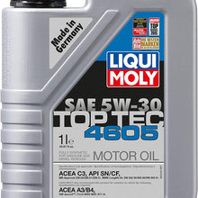 Liqui Moly 2243 5W30 Top Tec 4605 Motor Oil, 1 L
