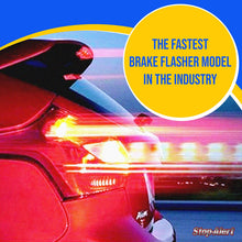 Stop-Alert FastFlash 60 Watts Brake Flasher Tail & Stop Light Strobe 50X Fastest Preprogrammed 3 Blink Pattern Sequence - LED & INCANDESCENT BULB for Cars, Trucks, Motorcycles mount 5A 12-24V