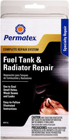 Permatex 09116-6PK Fuel Tank and Radiator Repair Kit (Pack of 6)