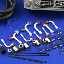 Universal A/C KIT Evaporator 406-1G H/C Heat & Cold Compressor Condenser Hoses W/Electrical Harness