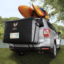 Rightline Gear 100B90 Car Back Carrier, 13 cu ft, 100% Waterproof, Attaches With or Without Roof Rack
