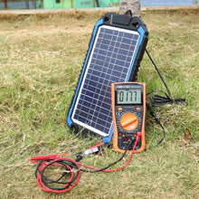 SUNER POWER 12V Solar Car Battery Charger & Maintainer - Portable 6W Solar Panel Trickle Charging Kit for Automotive, Motorcycle, Boat, Marine, RV, Trailer, Powersports, Snowmobile, etc.