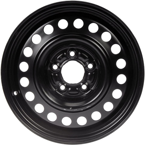 Dorman 939-138 Steel Wheel with Black Painted Finish (16x6.5