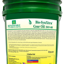 Renewable Lubricants Bio-SynXtra ISO 68 EP Gear Oil, 5 Gallon Pail