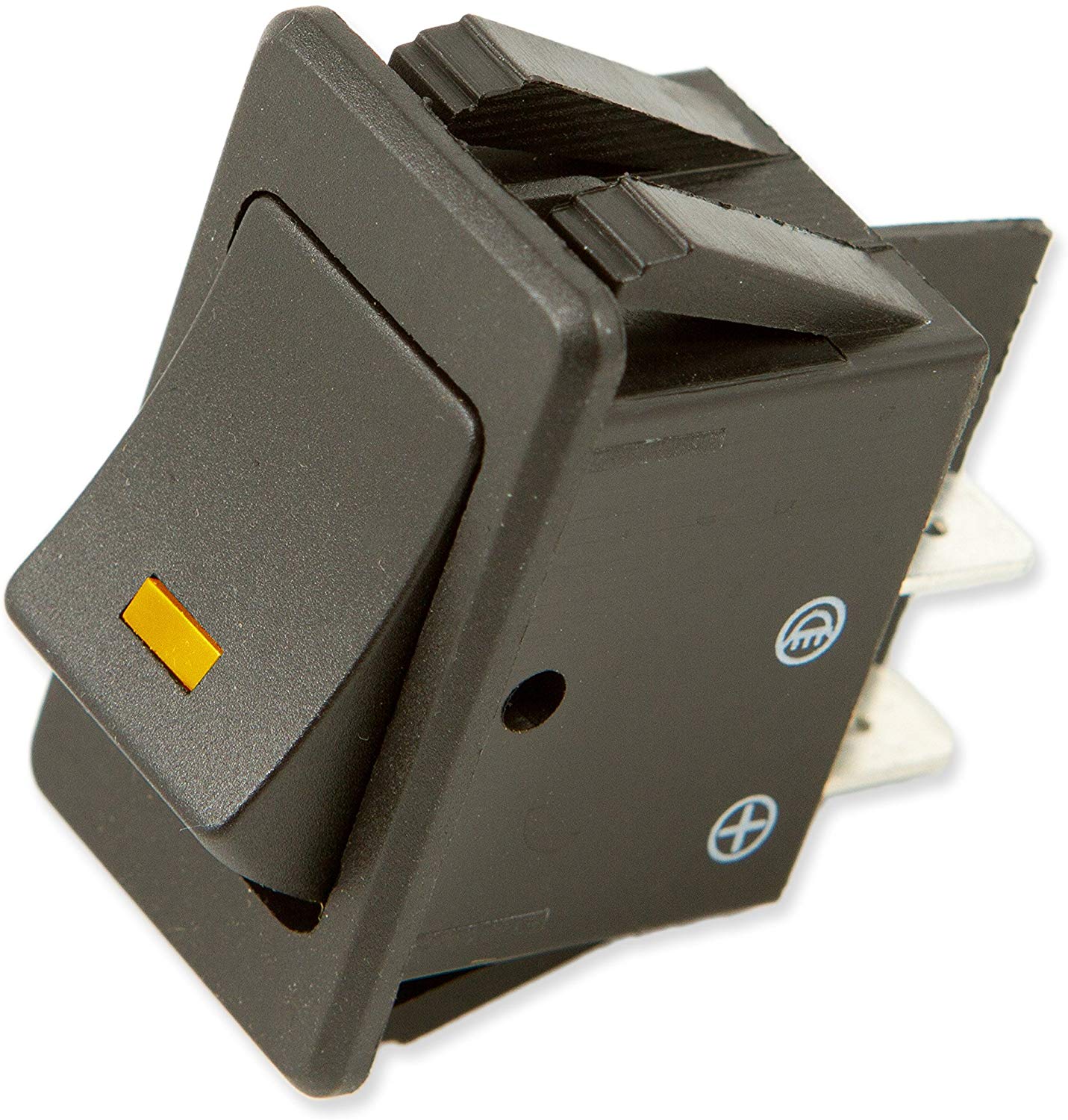 WirthCo 20530 Battery Doctor LED Illuminated Rocker Switch-ON/Off-Fits 20 x 34.5mm Slot-20 AMP