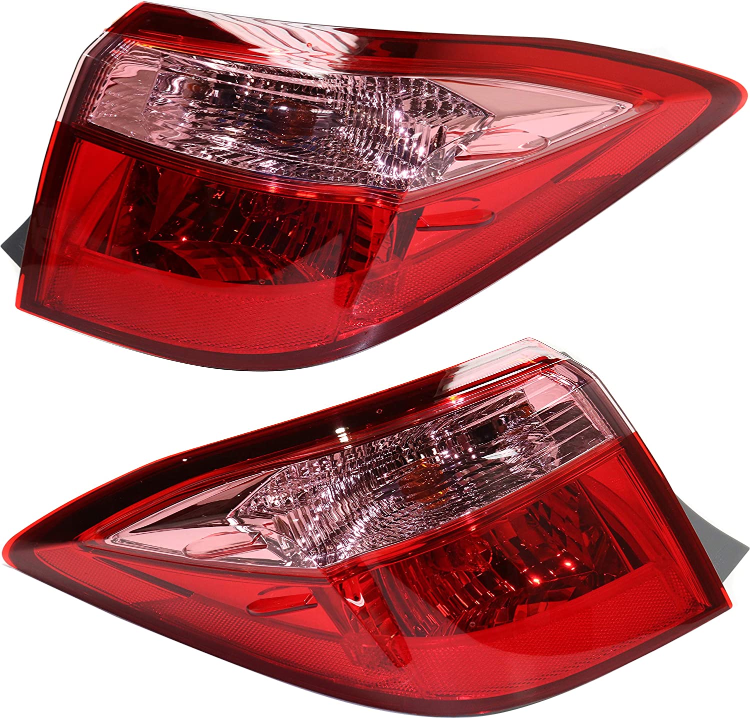 Tail Light Compatible with Toyota Corolla 2017-2018 Right Side and Left Side Outer Assembly CE/L/LE/LE Eco Models