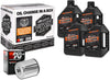 Maxima Racing Oils Chrome 90-069014C Quick Evo-Sportster Mineral 20W-50 Filter Engine Oil Change Kit, 128. Fluid_Ounces