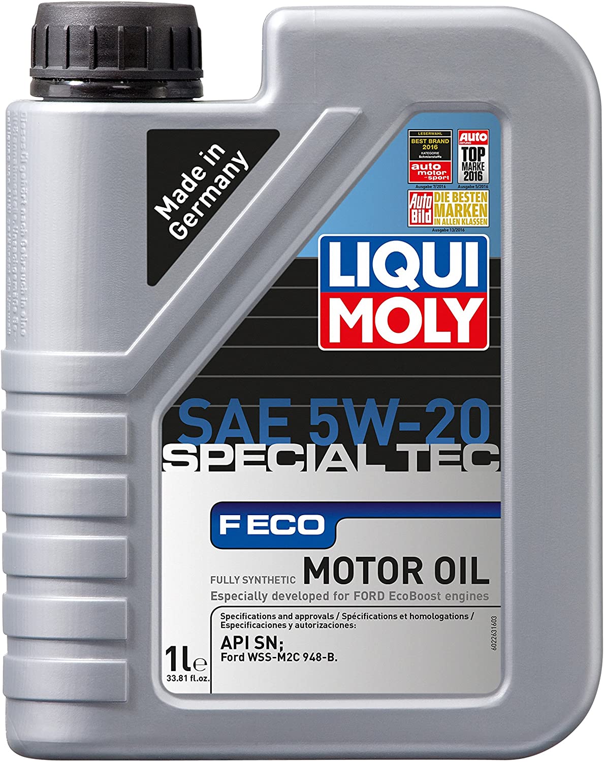 Liqui Moly 2263 Special Tec F ECO 5W-20 1L, 33.81 Fluid_Ounces