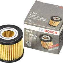 Bosch 3300 Premium FILTECH Oil Filter for Select Chevrolet, Honda, Infiniti, Kia, Mazda, Nissan + More, Black