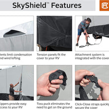 Classic Accessories Over Drive SkyShield Deluxe RV Class A Cover, Fits 24' - 28' RVs - Water Repellent RV Cover (80-369-101601-EX)