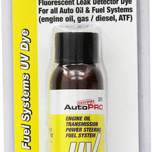 InterDynamics Certified AC Pro Oil and Fuel System UV Dye Leak Detection for Cars & Trucks & More, 1 Oz, 374CS, Universal