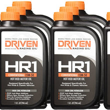 Lunati DRV02107 15W-50 Driven HR-1 High Zinc Hot Rod Oil for Flat Tappet Camshaft, 1 Quart, 12 Pack
