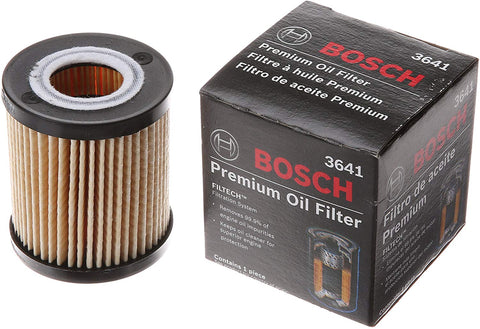 Bosch 3641 3641 Premium FILTECH Oil Filter for Select 2003-09 Ford Escape, Fusion, Mazda CX-7, Tribute, 3, 5, 6, Mercury Mariner, Milan 3641