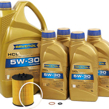 Blau J1A6134 Motor Oil Change Kit - Compatible with 2007-08 BMW Alpina B7 w/ 8 Cylinder 4.4L Engine