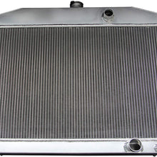 ZC6164 New 3 Row All Aluminum Radiator Fit 1961 62 63 64 Ford F-100 250 350 3.6L 4.3L 4.8L 5.9L Gas L6 V8
