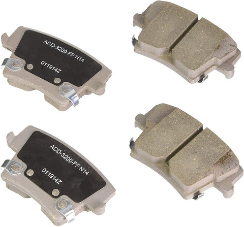 ACDelco 14D1057CH Advantage Ceramic Rear Disc Brake Pad Set