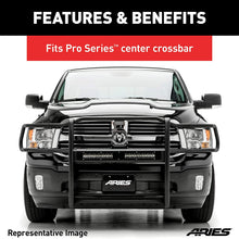 ARIES PC10OB Pro Series 30-Inch Black Steel Grille Guard Light Bar Cover Plate