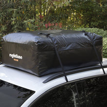 Rightline Gear Ace Jr Top Carrier, 9 cu ft Sized for Compact Cars, Weatherproof, Attaches With or Without Roof Rack