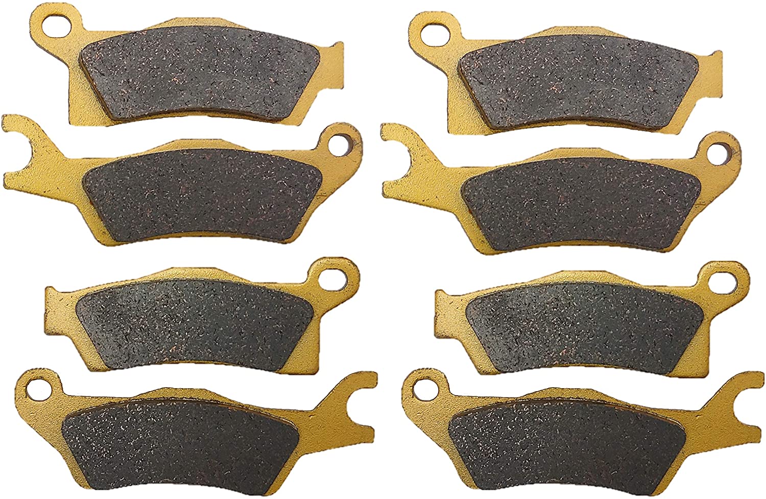 Can-Am Renegade 1000 Front & Rear Brake Pad Set Ceramic 2016, 2017, 2018, 2019 by North Ridge Performance