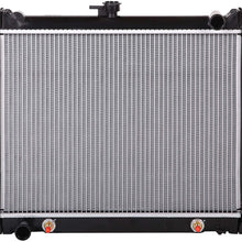 Lynol Cooling System Complete Aluminum Radiator Direct Replacement Compatible With 1984-1995 Pickup 1992-1995 4Runner L4 2.4L