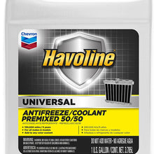 HAVOLINE 227063486 Universal Prediluted 50/50 Antifreeze/Coolant-1 Gallon, (Pack of 6), 1. gallons, 6 Pack