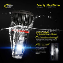 CougarMotor LED Headlight Bulbs All-in-One Conversion Kit - 9005-7,200 Lm 6000K Cool White CREE