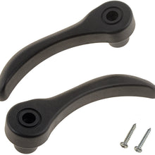 Dorman 77199 Seat Back Recliner Adjustment Handle for Select Chevrolet / GMC / Oldsmobile Models - Black, 2 Pack