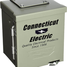Connecticut Electric CESMPS54HR Connecticut Ps-54-Hr Weatherproof Power Outlet Panel, 120/240 V, 50 A, Nema 14-50R, 3R