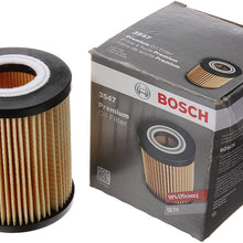 Bosch 3300 Premium FILTECH Oil Filter for Select Chevrolet, Honda, Infiniti, Kia, Mazda, Nissan + More, Black