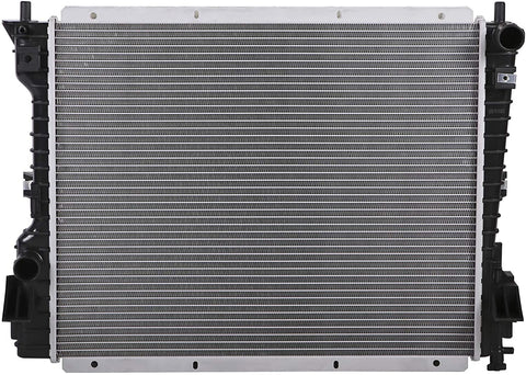 Lynol Cooling System Complete Aluminum Radiator Direct Replacement Compatible With 2005-2014 Ford Mustang Base Boss 302 Bullitt GT Lujo Shelby ST 1 Row V6 V8 3.7L 4.0L 4.6L 5.0L