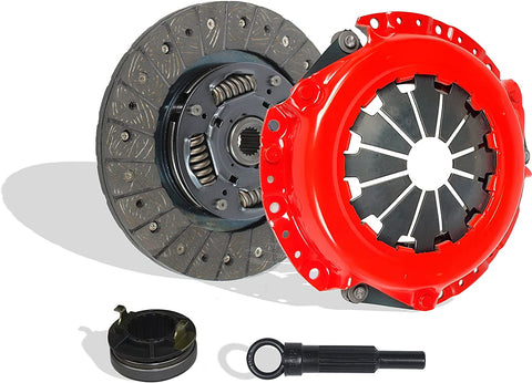 Clutch Kit Compatible With Accent Gl Gls Gt SE Gs Base Sedan Hatchback 2001-2008 1.6L 1600CC l4 GAS DOHC Naturally Aspirated (Stage 1; 05-107R)