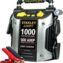 STANLEY J509 JUMPiT Portable Power Station Jump Starter: 1000 Peak/500 Instant Amps, USB Port, Battery Clamps