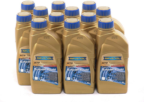 Ravenol J1D2107-12 ATF (Automatic Transmission Fluid) - 5/4 HP 5-Speed 4-Speed ZF Transmissions (1L, Case of 12)