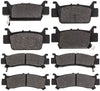 NICHE Brake Pad Kit For Honda Pioneer 1000 1000-5 06451-HL4-A01 06452-HL4-A01 Complete Semi-Metallic