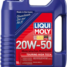 Liqui Moly (20114) 20W-50 Touring High Tech Motor Oil - 5 Liter Jug