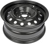 Dorman 939-174 Black Wheel with Painted Finish (16 x 6.5 inches /5 x 100 mm, 38 mm Offset)