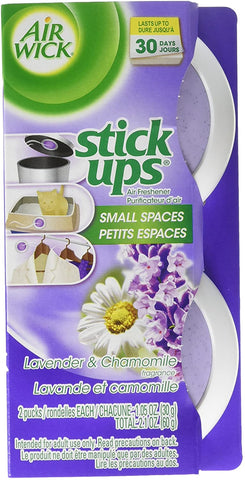 Air Wick Stick Ups Air Freshener, Lavender and Chamomile 2ct, 2.1 oz (Pack of 6)