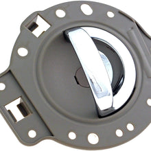 Dorman 83985 Front Driver Side Interior Door Handle for Select Jeep Models, Beige and Chrome