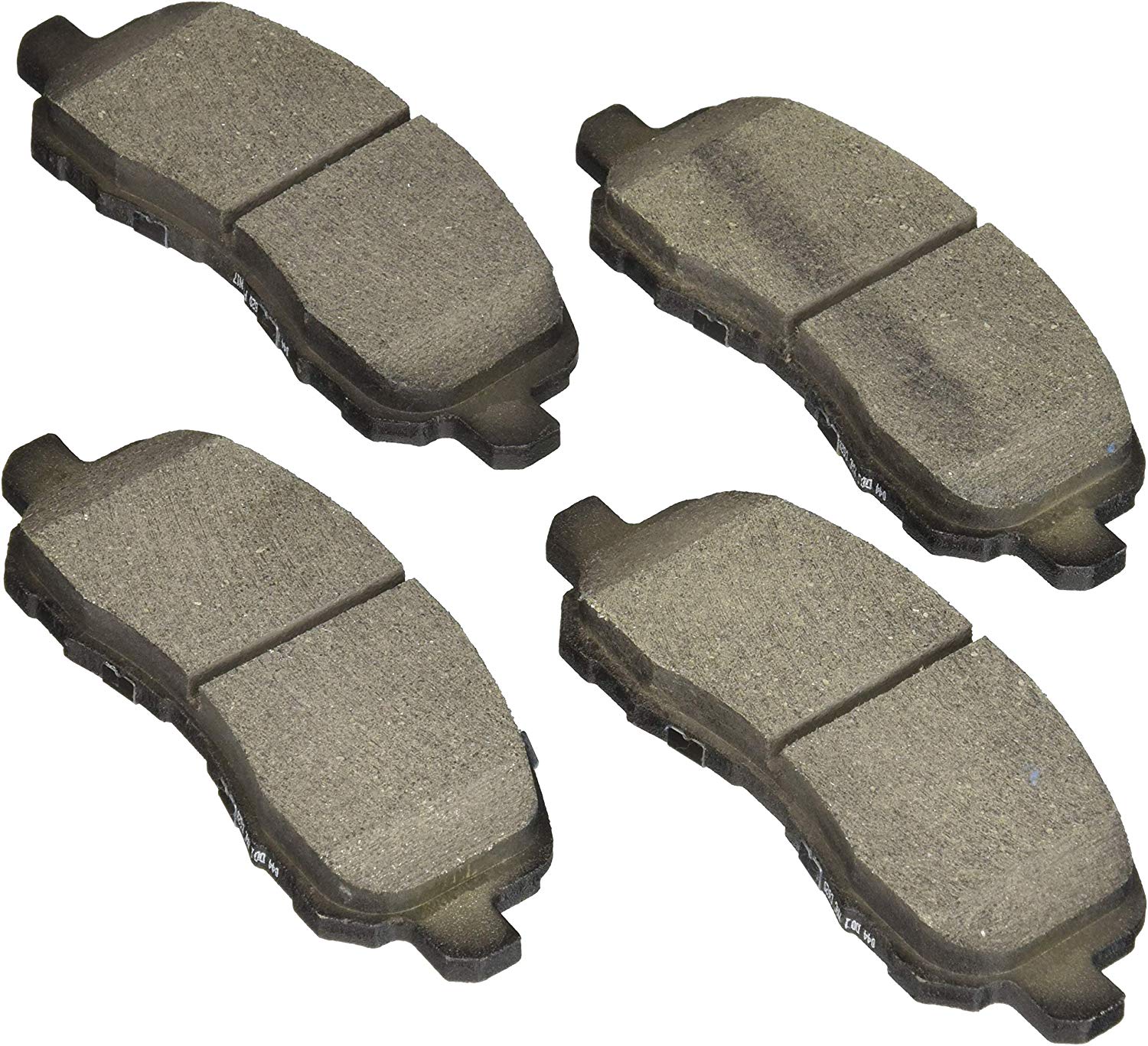 Bosch BE866H Blue Disc Brake Pad Set with Hardware for Select Chrysler, Dodge, Jeep, and Mitsubishi Cars and SUVs - FRONT