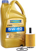 Blau J1A5004 Motor Oil Change Kit - Compatible with 2005-06 VW Jetta V w/ 4 Cylinder 1.9L TDI Diesel Engine Code BRM (PD)