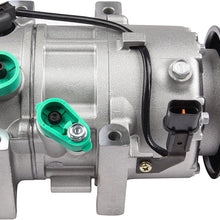 Ineedup AC Compressor and A/C Clutch for Hyundai Sonata Kia Optima 2.0L 2.4L 2012-2015 CO 29159C