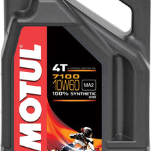 Motul 7100 4T Synthetic Ester Motor Oil - 10W60-4L. 102191