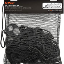 CURT 18202 43 x 24-Inch Elastic Cargo Net with Hooks for Hitch Carrier