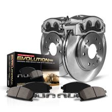 Power Stop Front Stock Replacement Brake Pad and Rotor Kit with Calipers KCOE6360