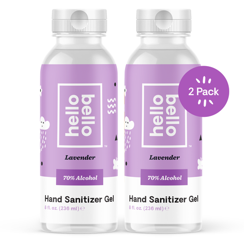 Hello Bello Hand Sanitizer Gel, Lavender, 8oz - 2 count