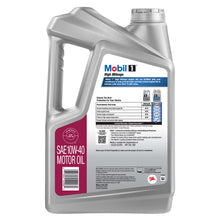 Mobil 1 High Mileage Full Synthetic Motor Oil 10-W-40, 5 qt.