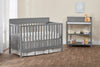 Oxford Baby Harper 4 in 1 Convertible Crib Dove Gray