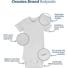 Onesies Brand Baby Girl Long Sleeve Bodysuits Set, 6-Pack