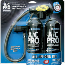 InterDynamics A/C Pro Auto Refrigerant Recharge & Retrofit Kit (Two 15 oz. cans)